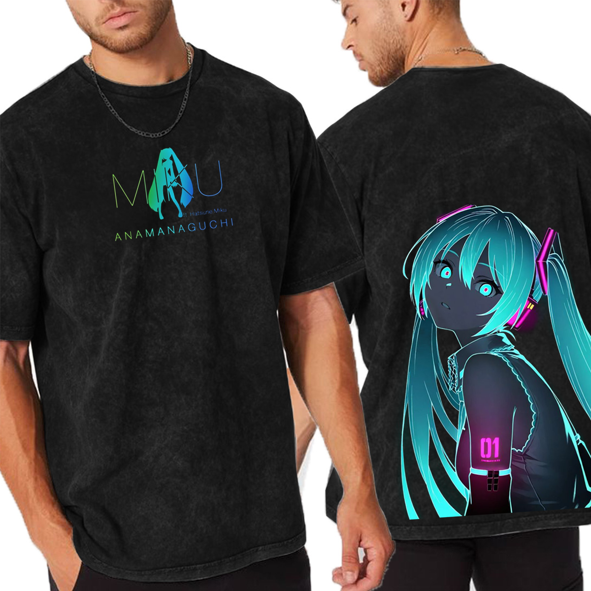 Hatsune Miku Vintage Washed T-shirt/Crewneck/Hoodie