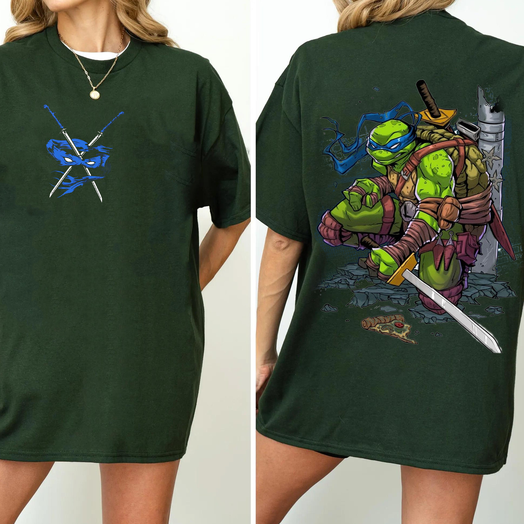 Leonardo-Teenage Mutant Ninja Turtles Unisex T-shirt/Crewneck/Hoodie
