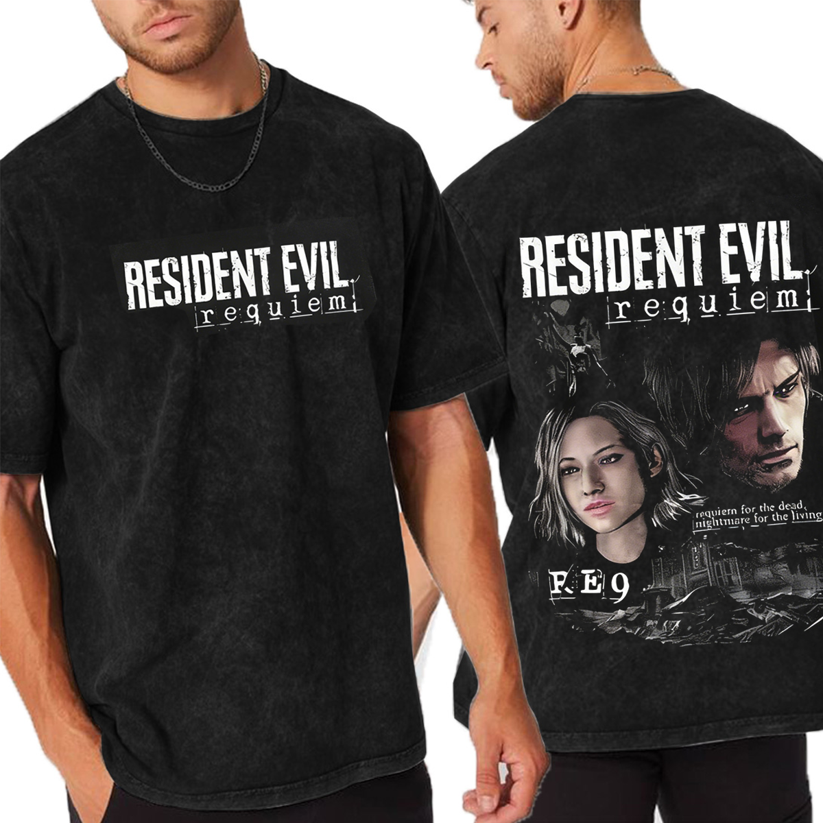 Resident Evil Requiem 9 Unisex Oversized T-shirt/Crewneck/Hoodie
