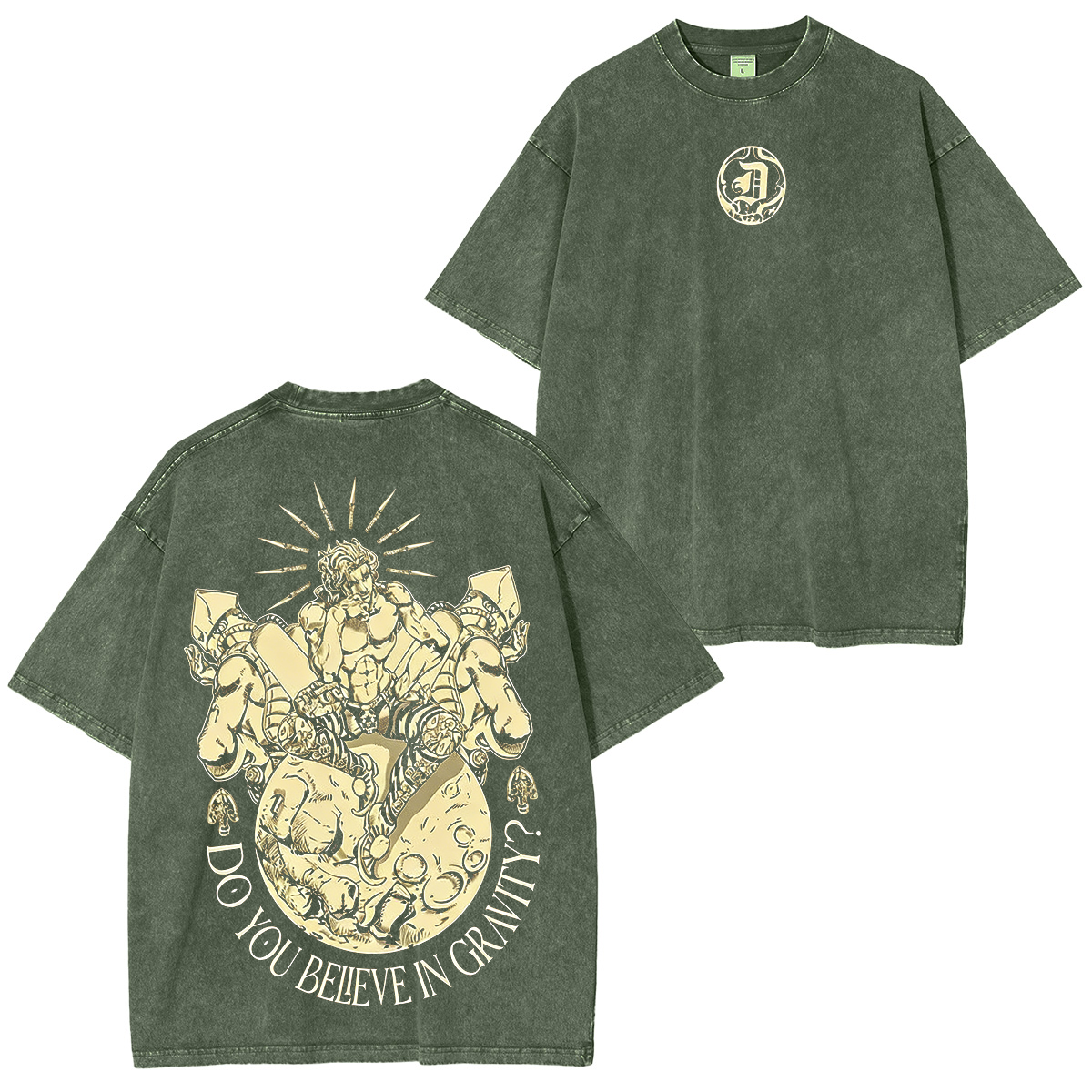 JoJo's Bizarre Adventure Unisex  Washed T-Shirt/Hoodie/Pullover Sweatshirt