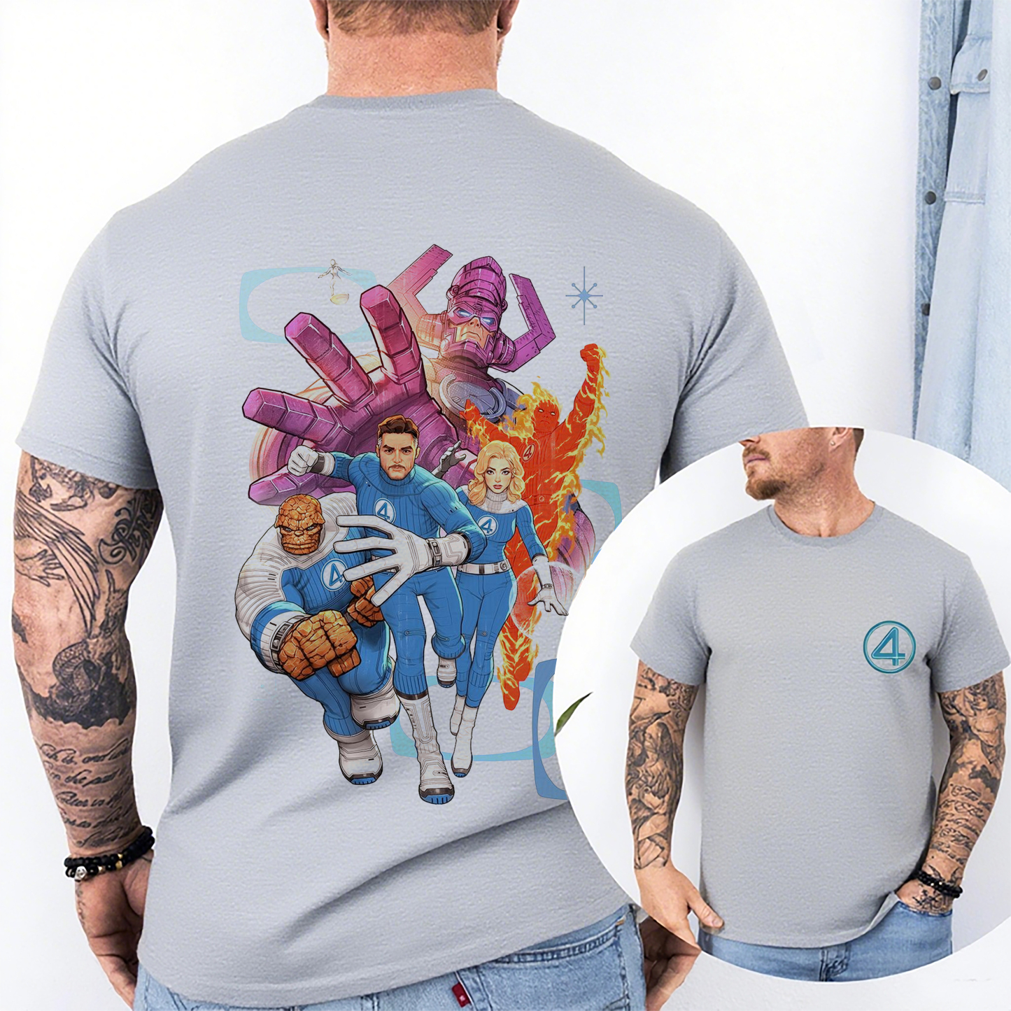 Fantastic Four V2 Oversized Unisex Shirt