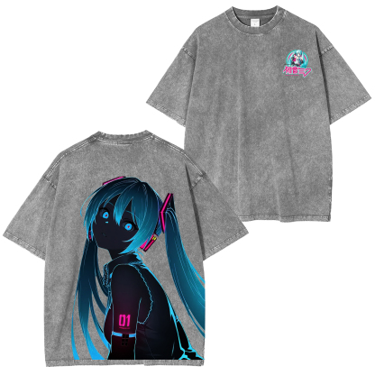 Hatsune Miku Vintage Style Oversize T-Shirt