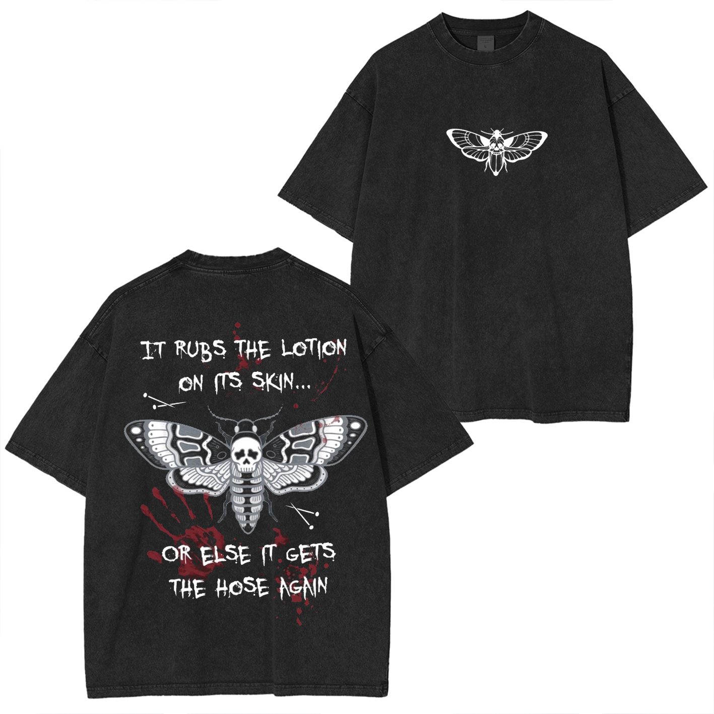 Unisex Washed T-Shirt-Back