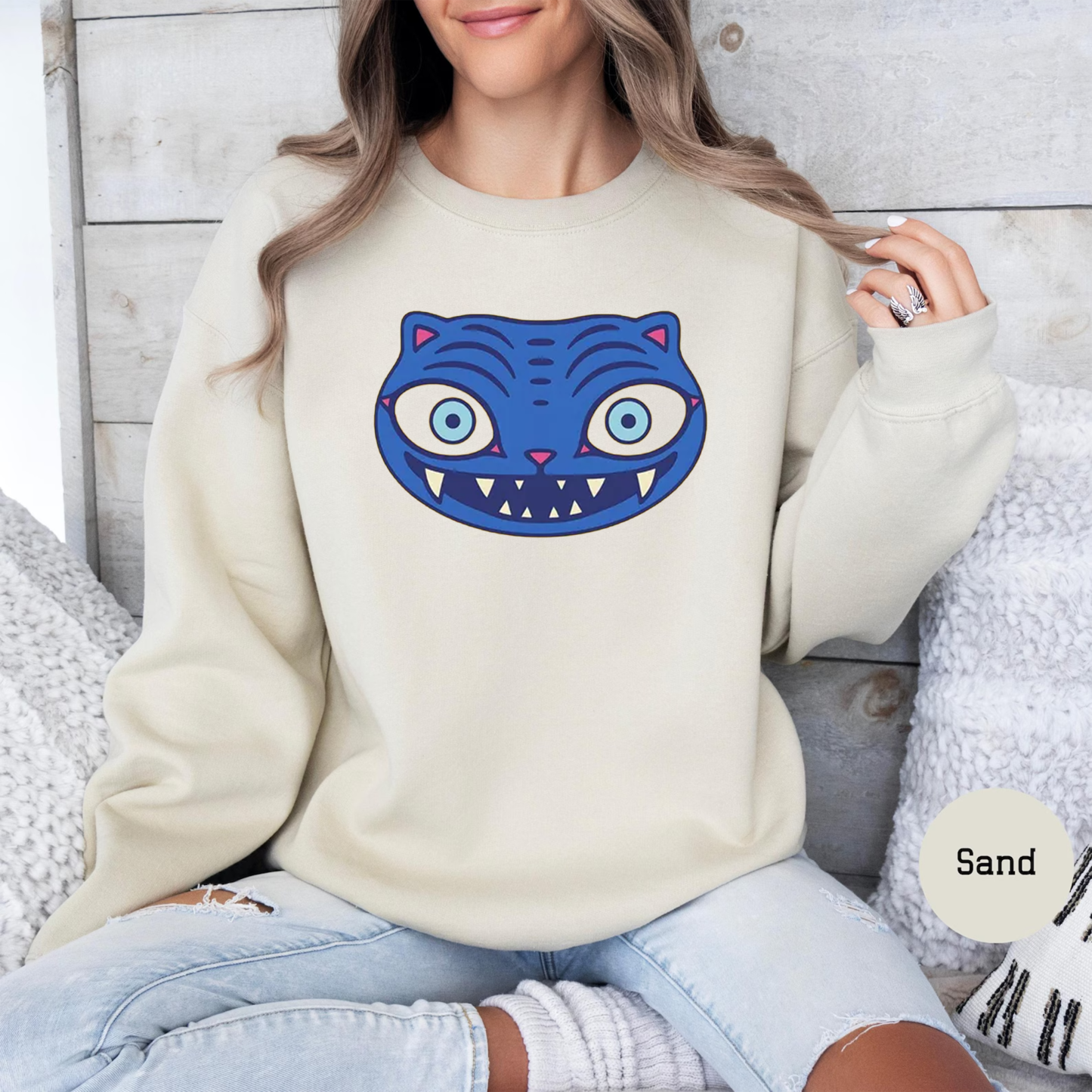 Demon Hunter Tiger Derpy Unisex T-shirt/Crewneck/Hoodie