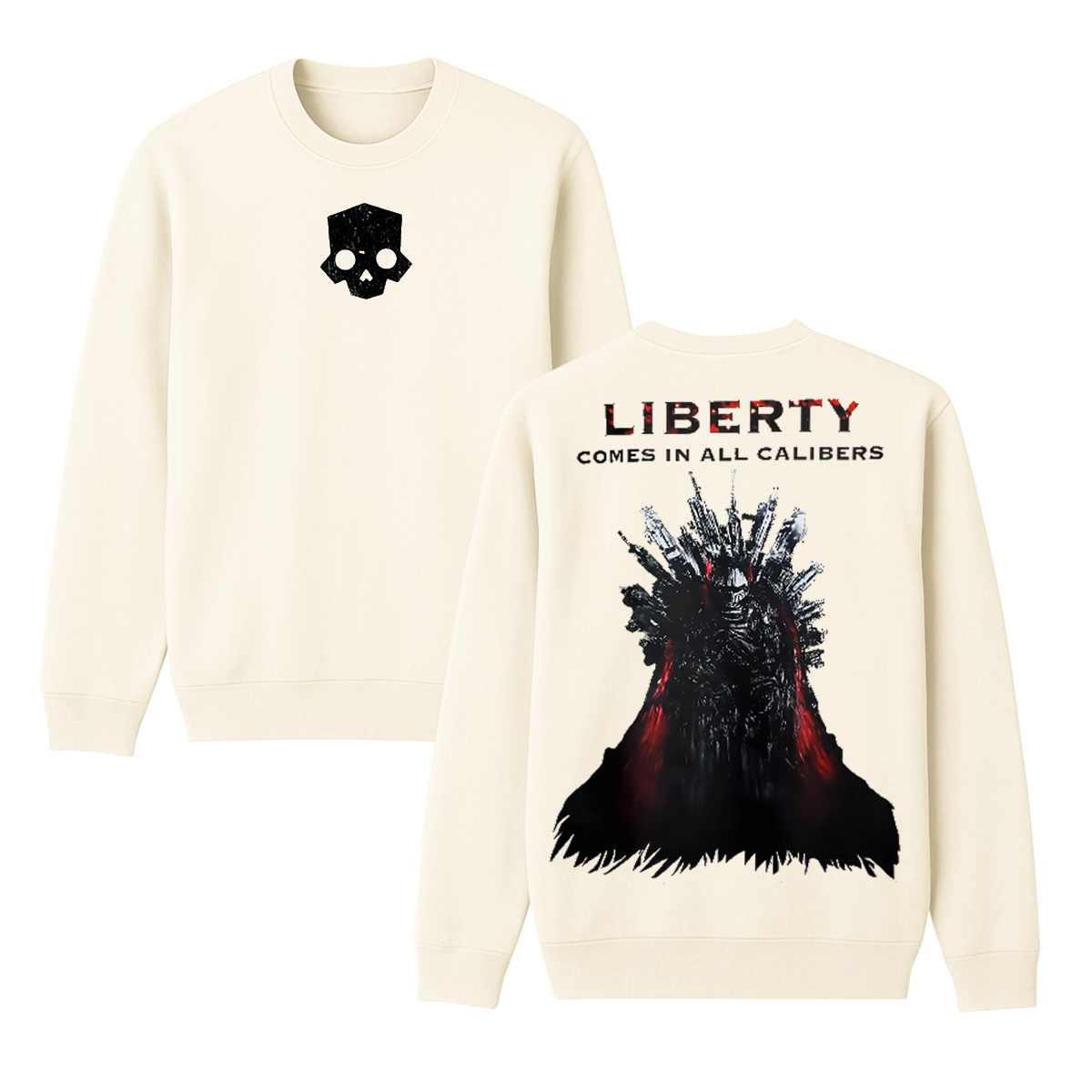 LIBERTY COMES IN ALL CALIBERS Unisex Washed T-Shirt