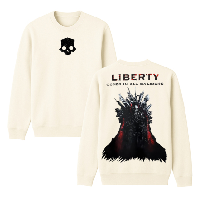 LIBERTY COMES IN ALL CALIBERS Unisex Washed T-Shirt