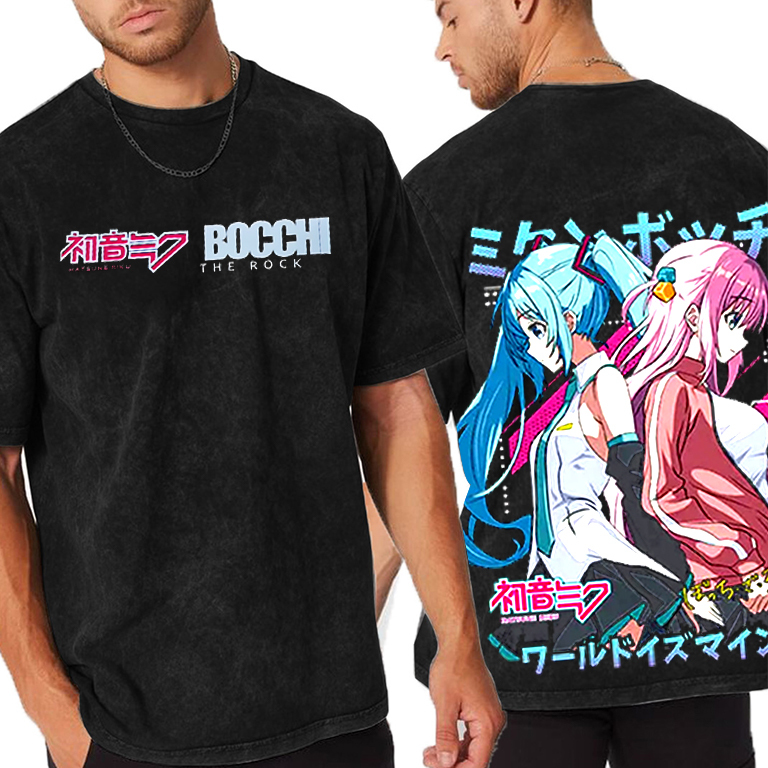 Playera Unisex Estampado Hatsune Miku Anime