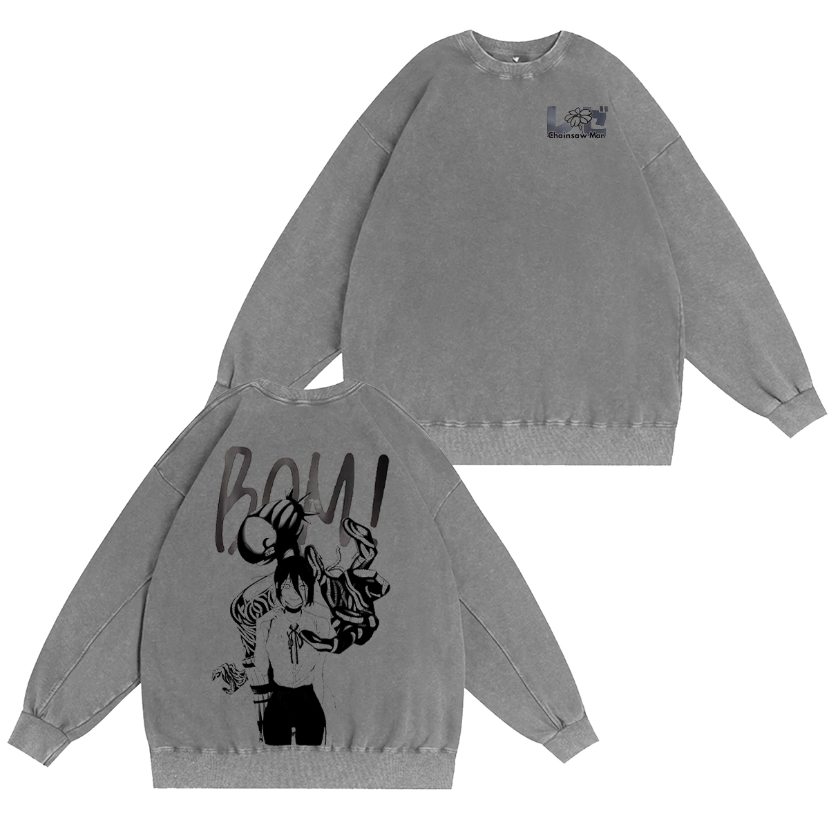 Chainsaw Man Vintage Washed T-shirt/Crewneck/Hoodie