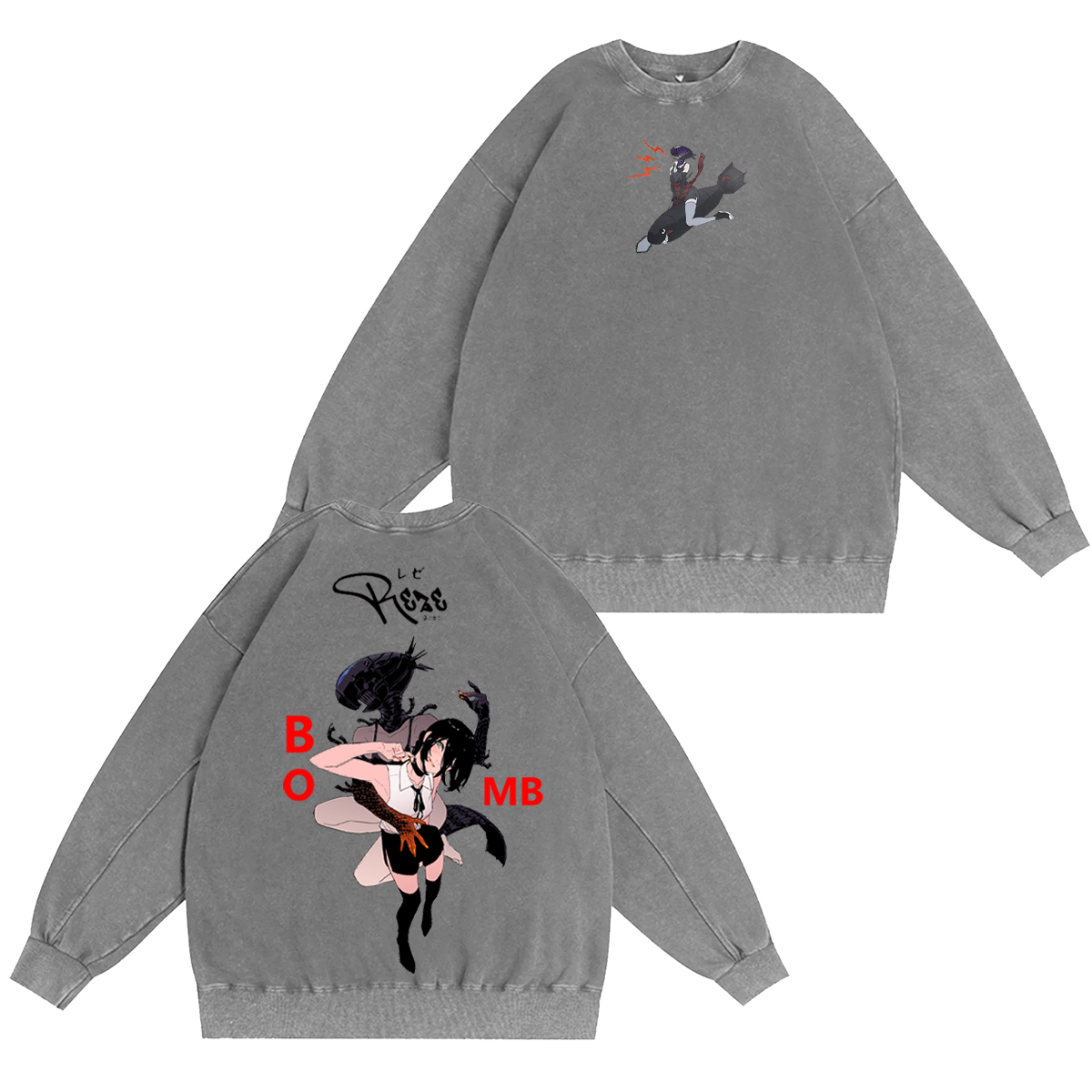 Chainsaw Man Vintage Washed T-shirt/Crewneck/Hoodie