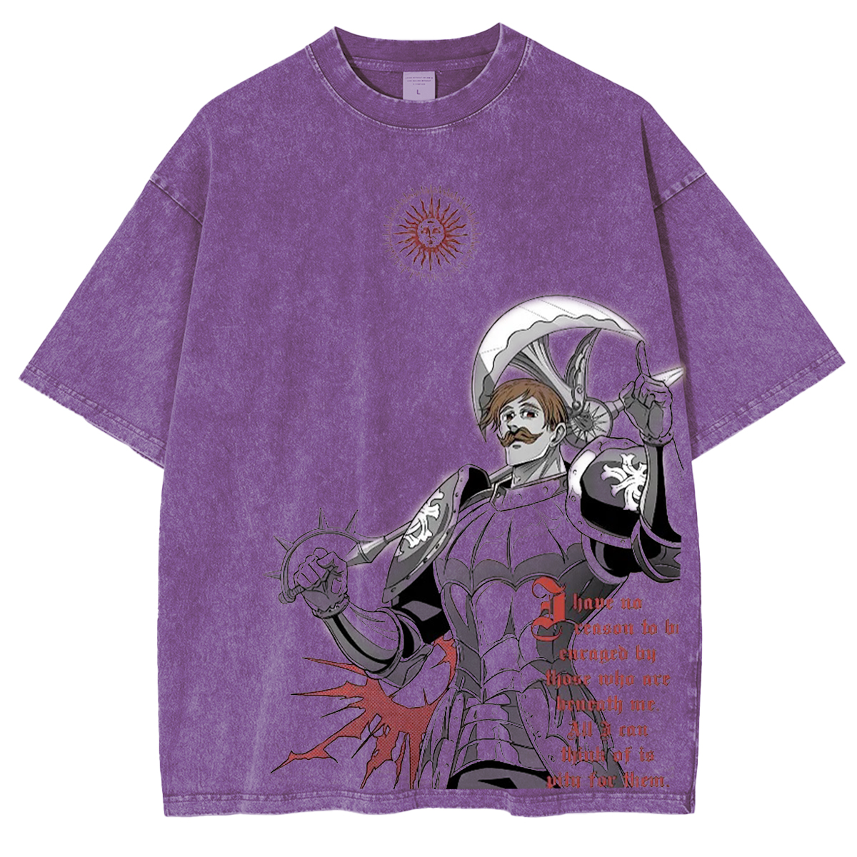 Escanor's Pride: Rise of the Sin of Pride in Anime Vintage T-shirt/Crewneck/Hoodie