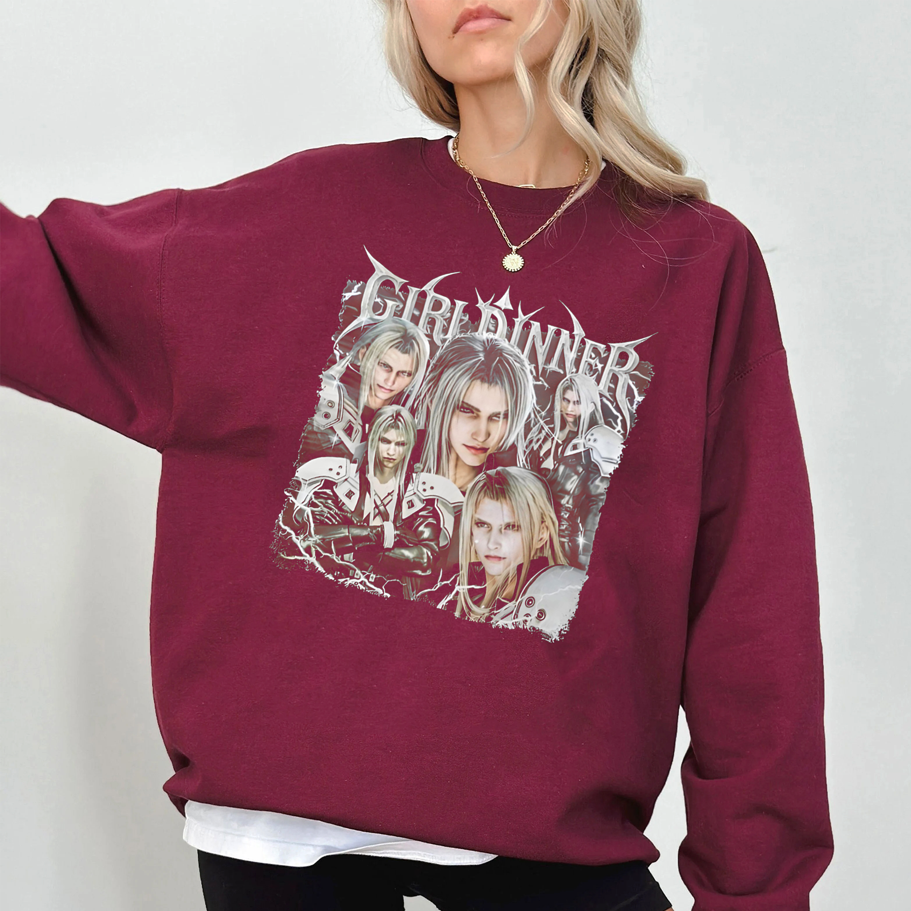 Sephiroth Final Fantasy Vintage Unisex Shirt/Crewneck/Hoodie