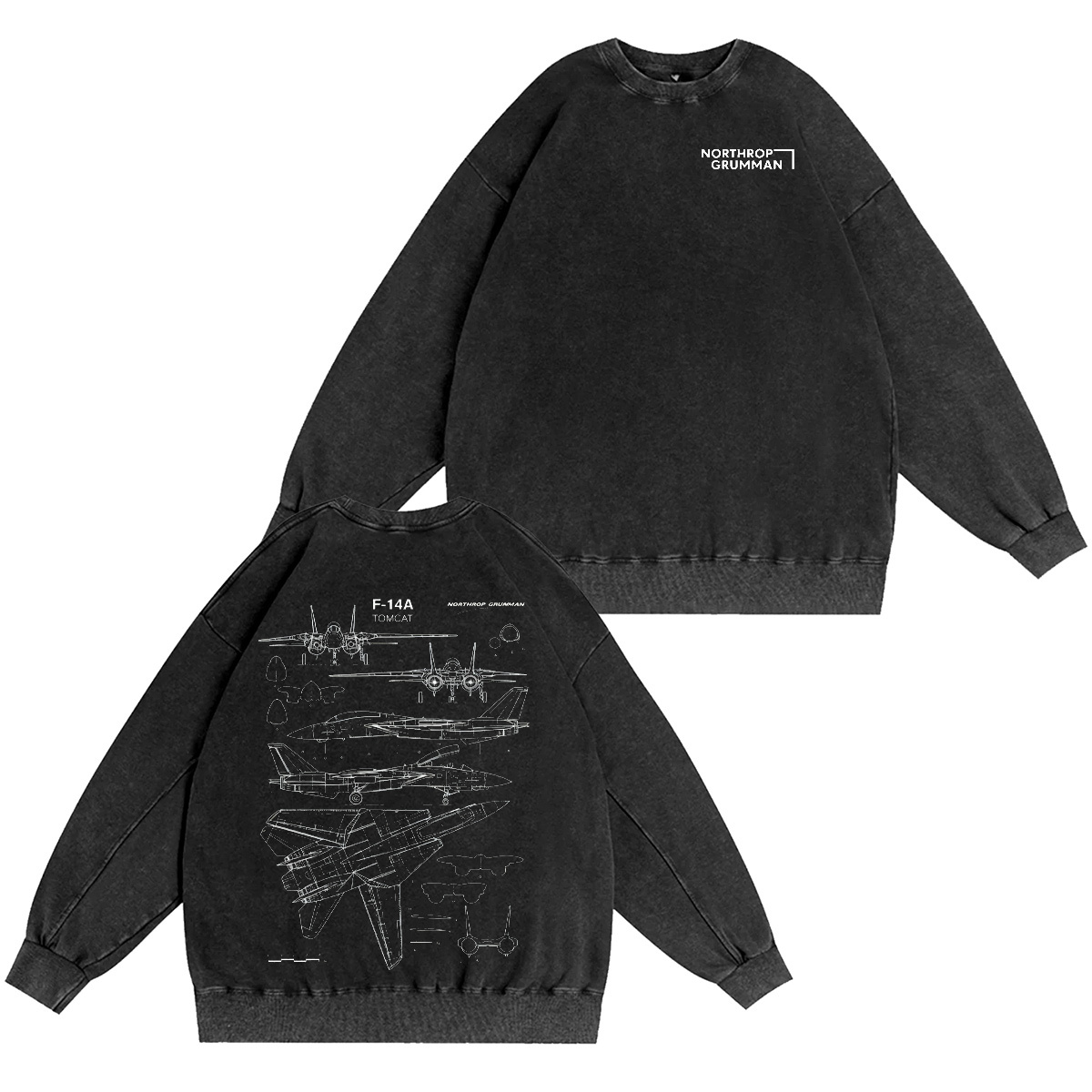 F-14 Tomcat Oversized Washed T-shirt/Crewneck/Hoodie
