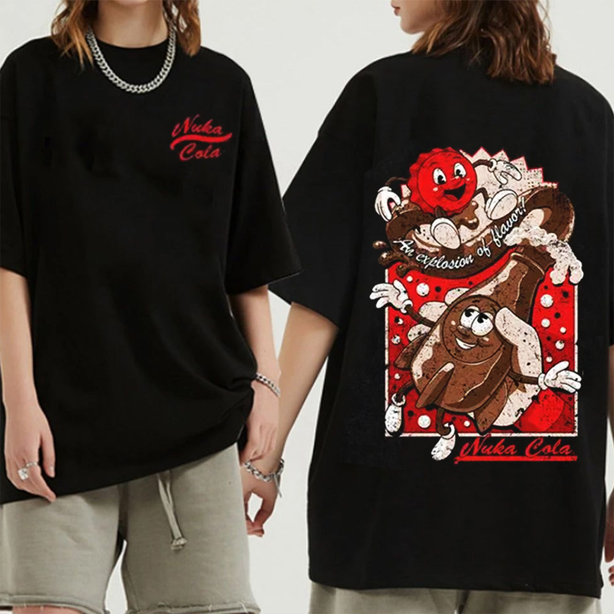 Fallout Nuka-Cola Pin-Up Washed T-Shirt /Crewneck/Hoodie