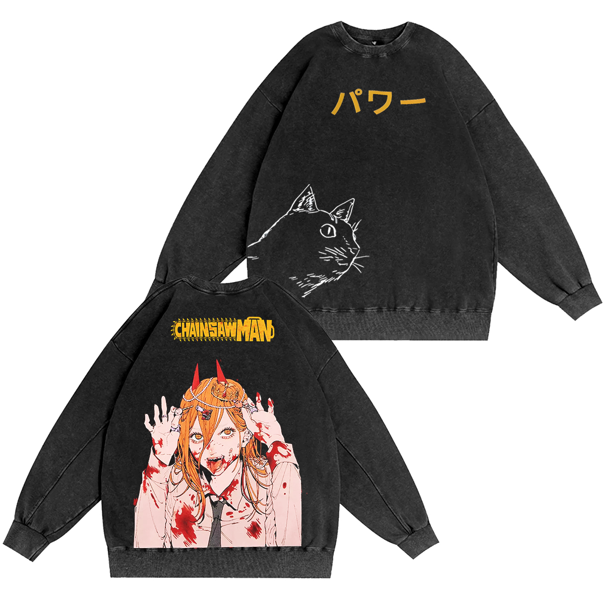 Chainsaw Man Washed T-Shirt /Crewneck/Hoodie