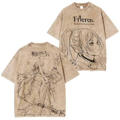 Frieren: Beyond Journey's End Vintage Washed Tee