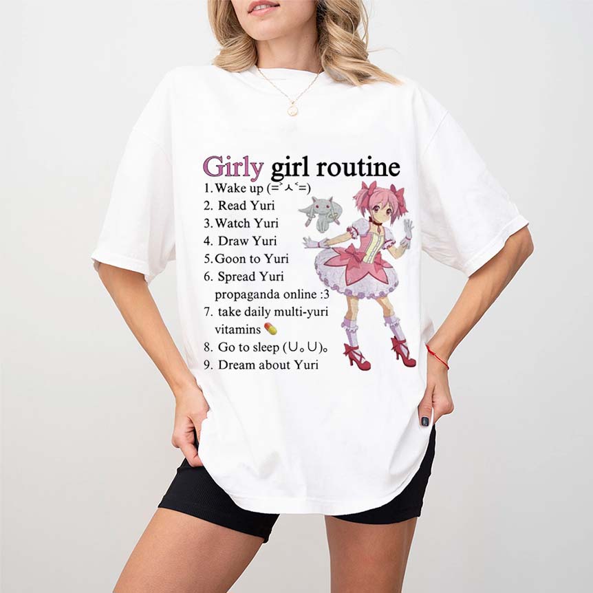 Girly Girl Routine Yuri Winchester Unisex Shirts