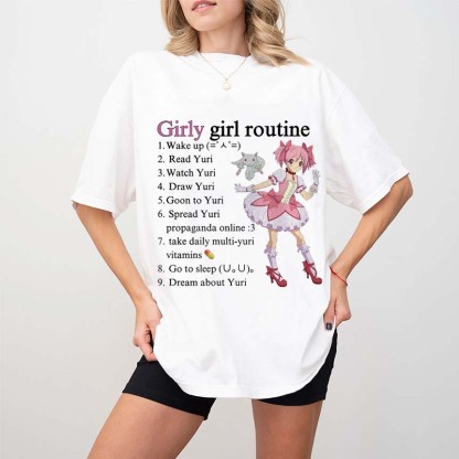 Girly Girl Routine Yuri Winchester Unisex Shirts