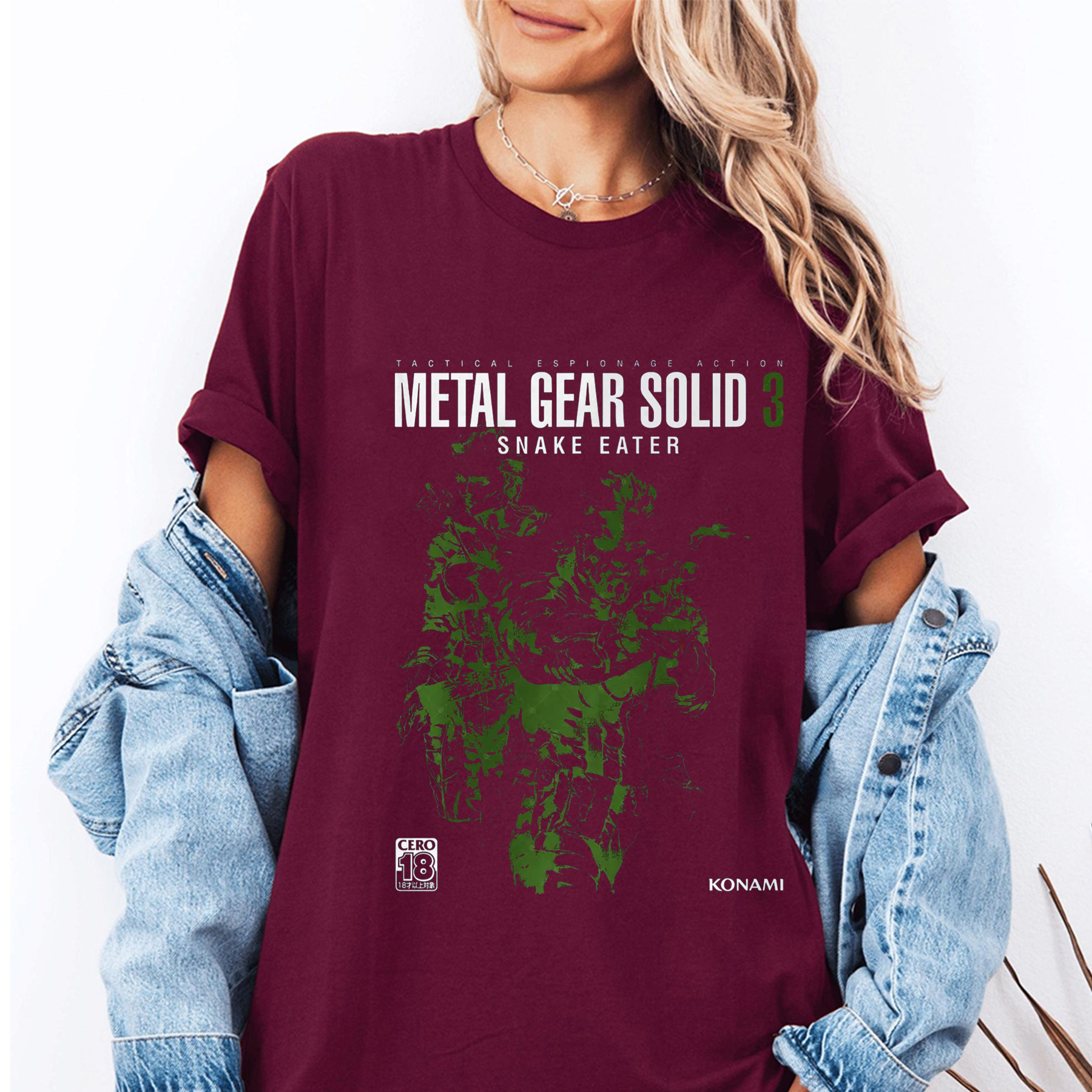 Metal Gear Solid 3 Snake Awesome Pure Cotton Unisex T-shirt