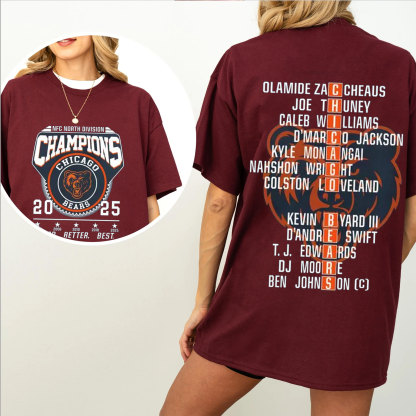 Chicago Bears NFC Champions Vintage Unisex T-shirt/Crewneck/Hoodie