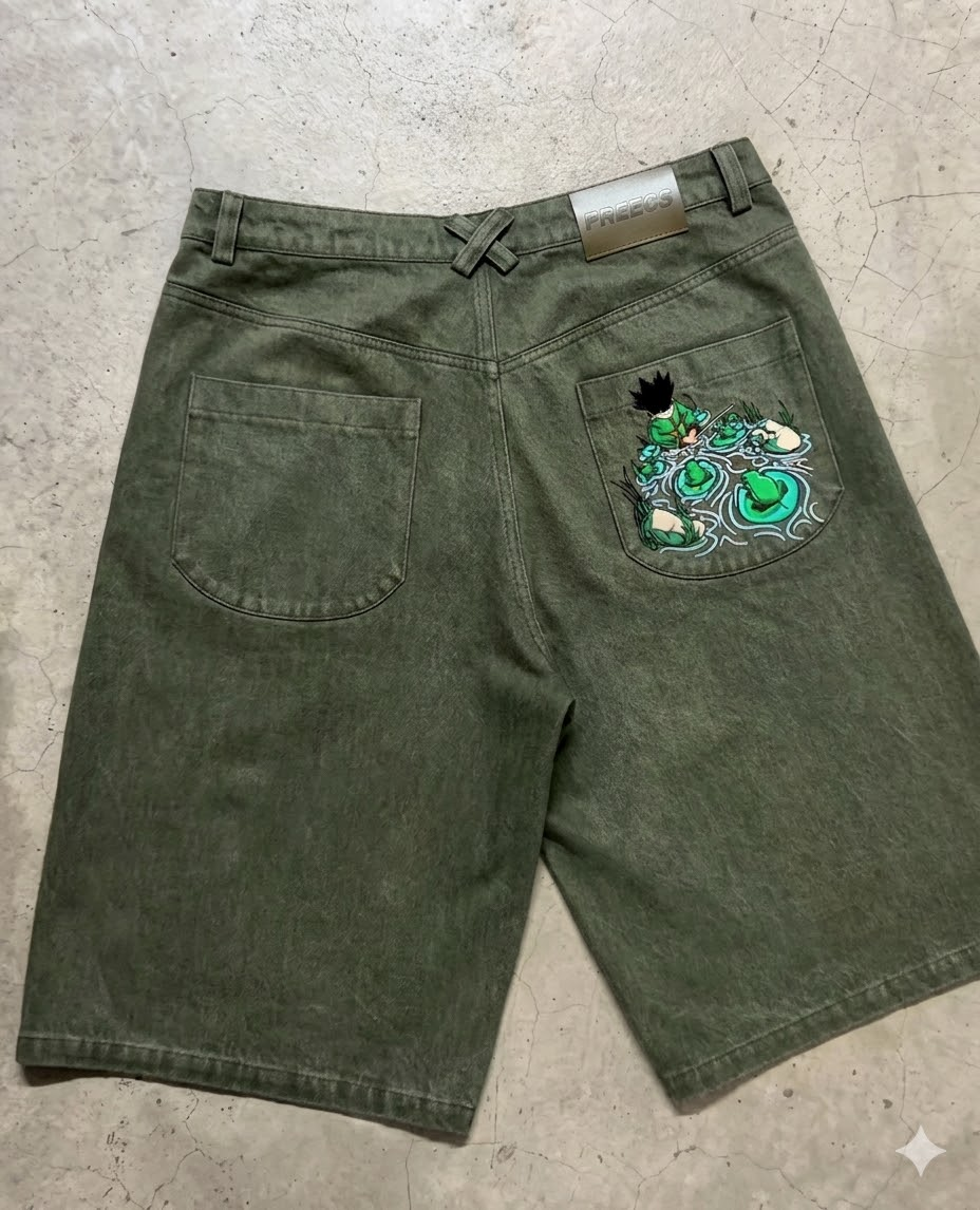 Hunter x Hunter Baggy Denim Short