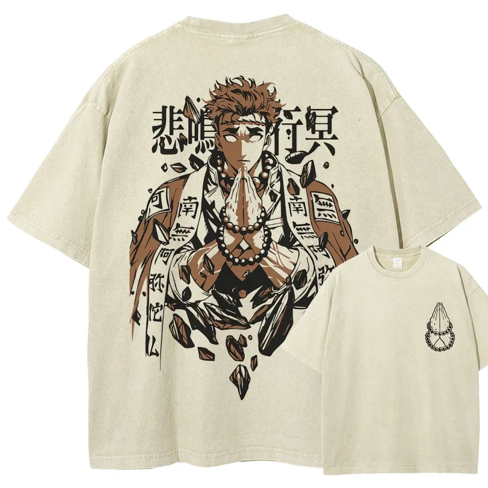 Demon Slayer Squad Unisex Fit Washed T-Shirt
