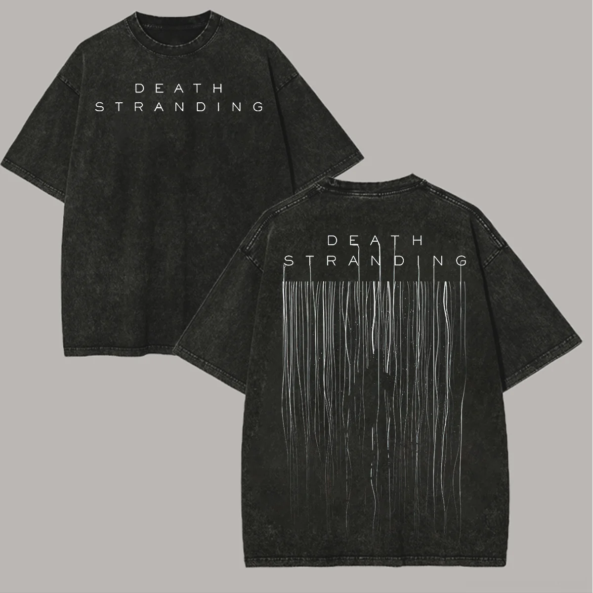 Death Stranding Printed Unisex Washed T-Shirt