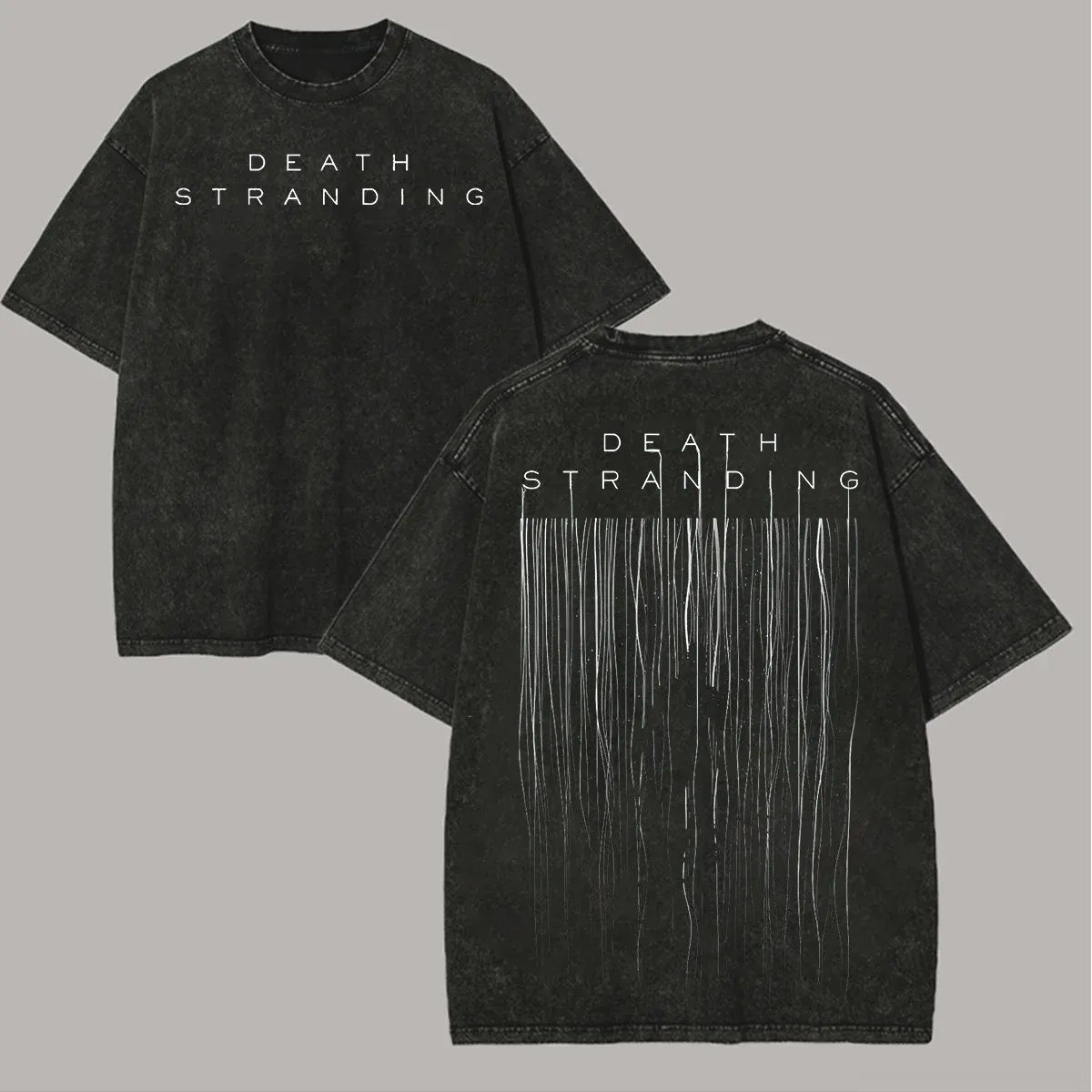 Death Stranding Printed Unisex Washed T-Shirt
