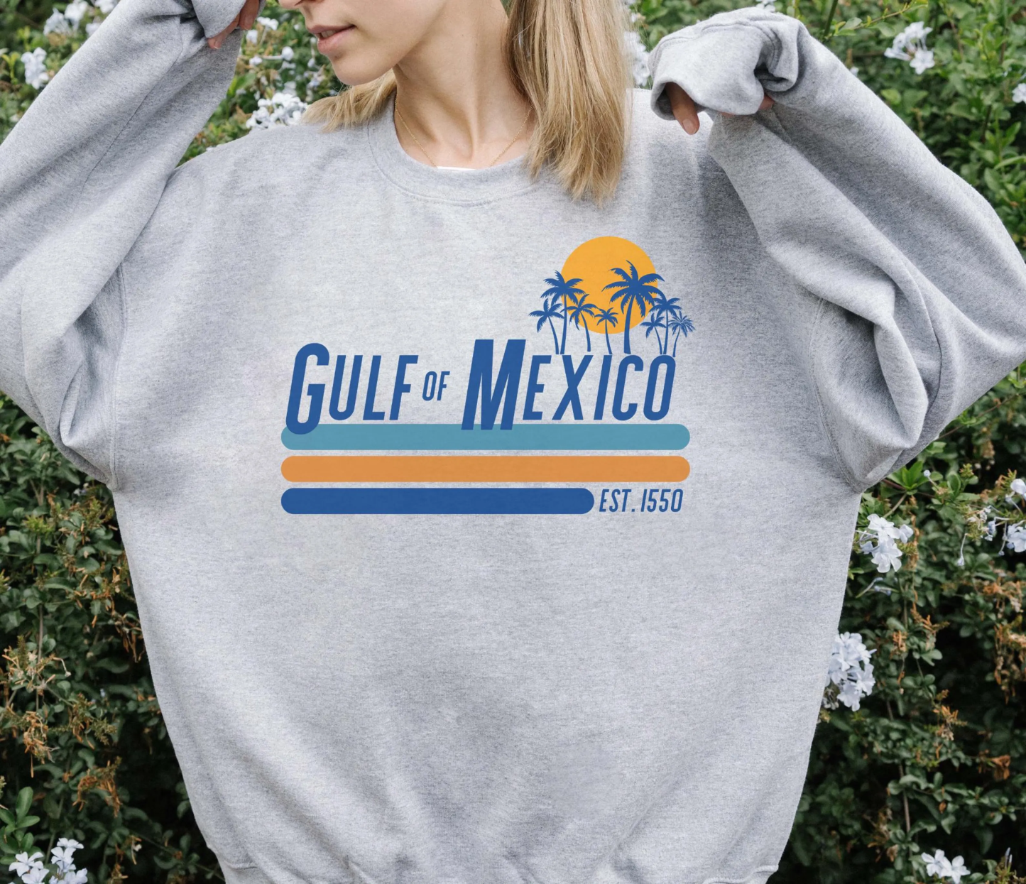 Gulf of Mexico Texas Alabama Mississippi Florida Beach Unisex T-shirt/Crewneck/Hoodie