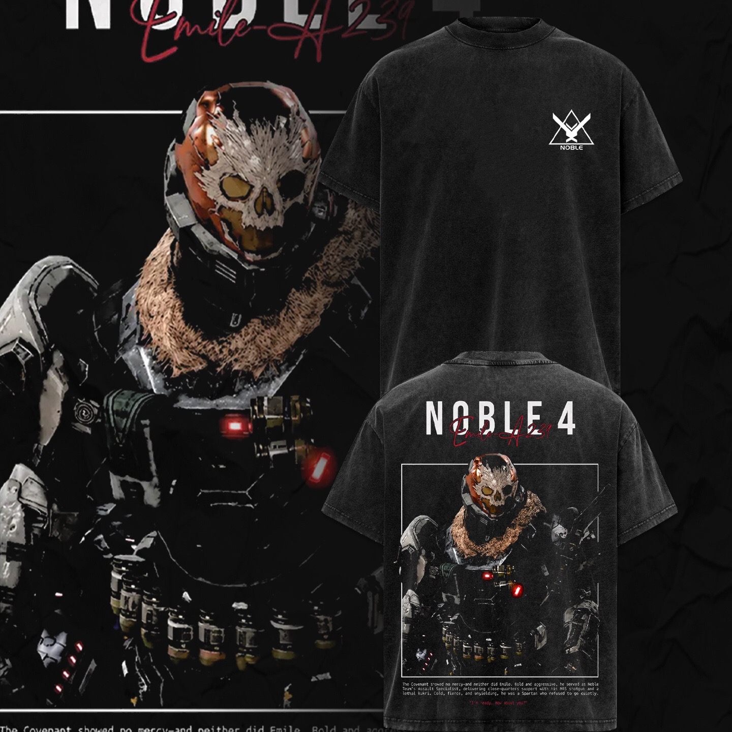 Exciting New Design for Noble Team Fans Unisex Washed T-Shirt