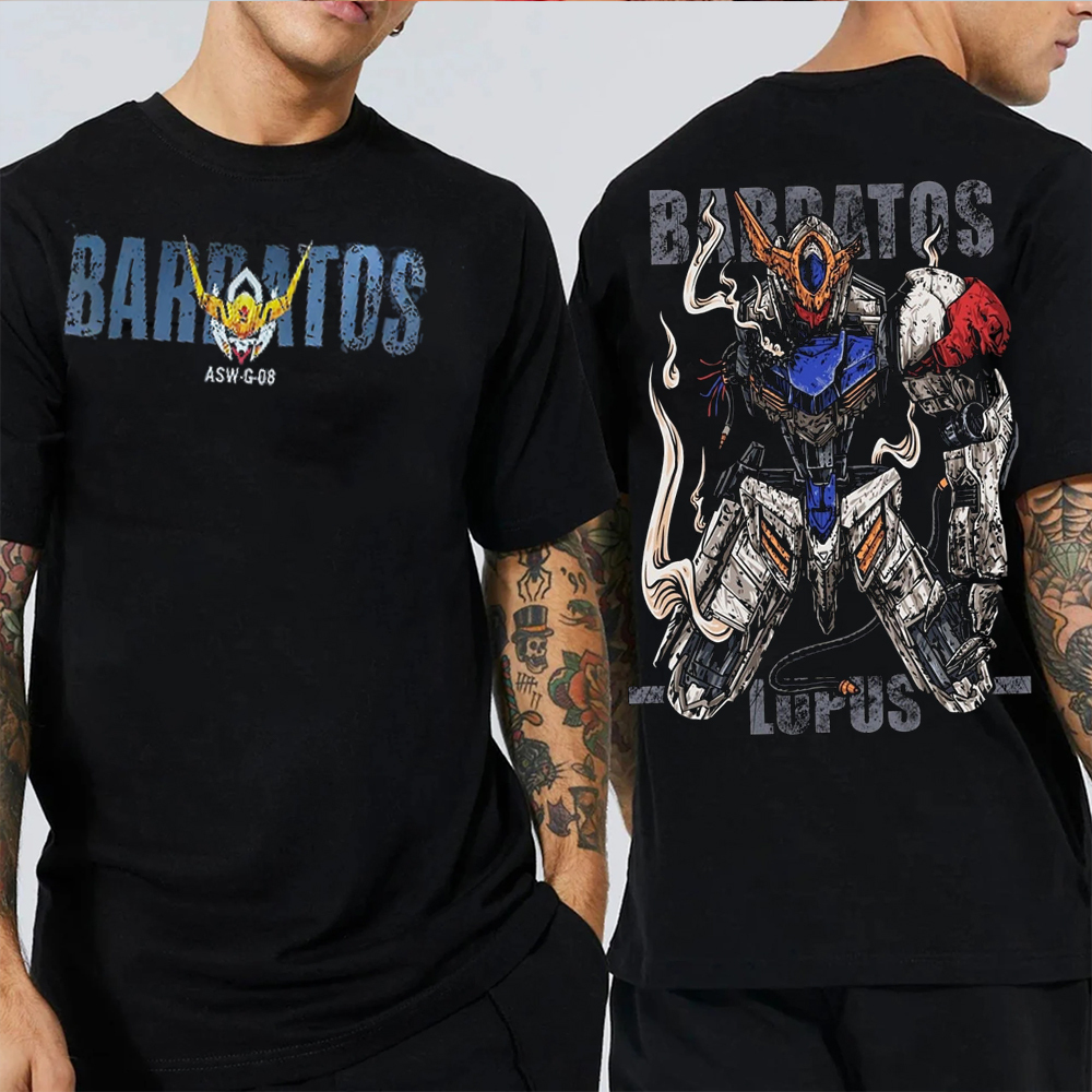Gundam Barbatos Lupus Unisex Washed T-Shirt