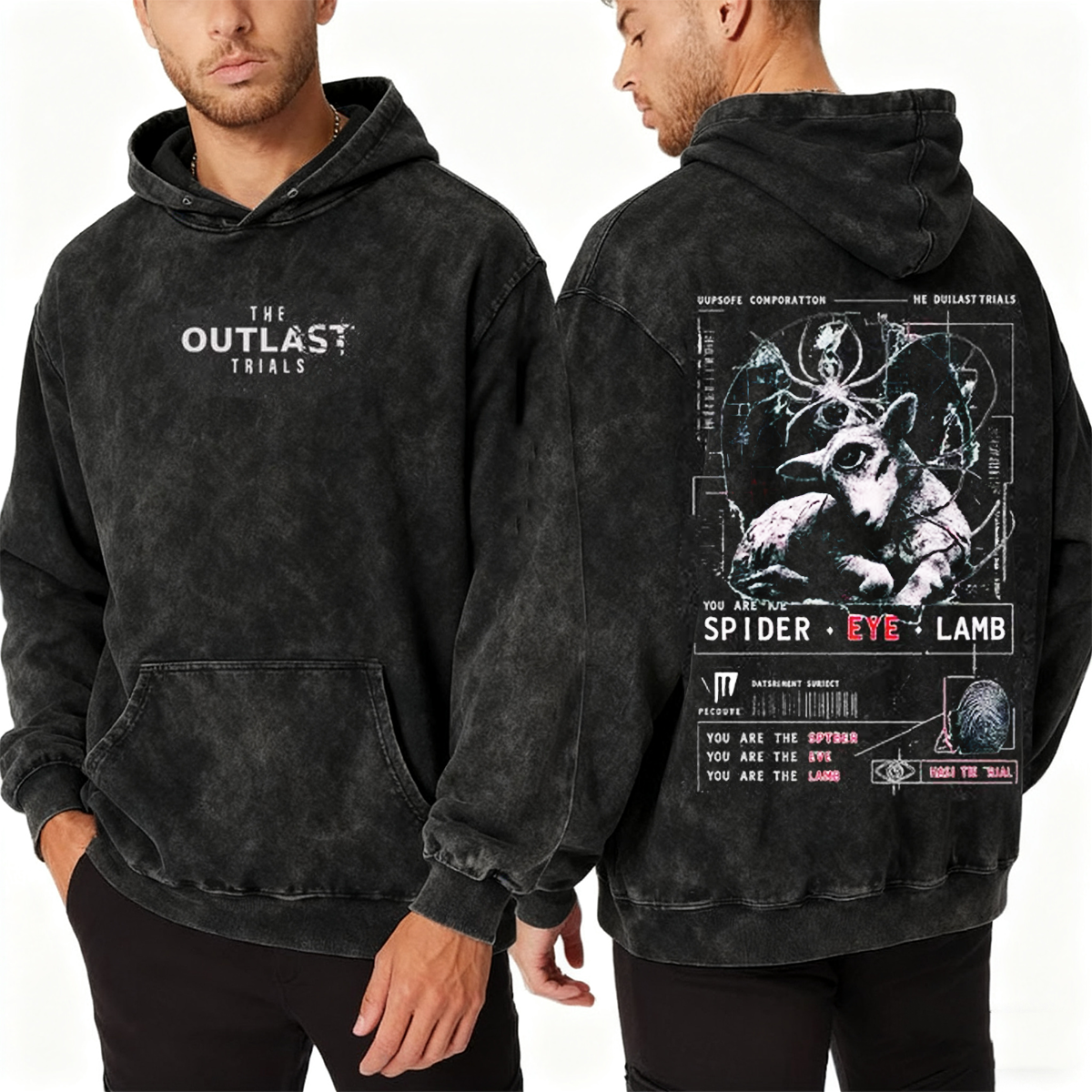 The Outlast Trials Spider Unisex Washed T-Shirt