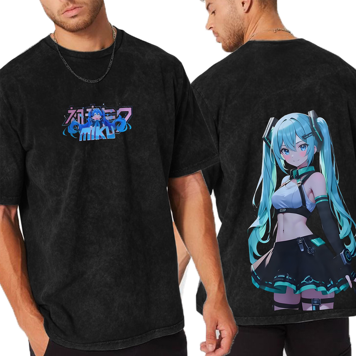 Hatsune Miku Unisex Washed T-Shirt