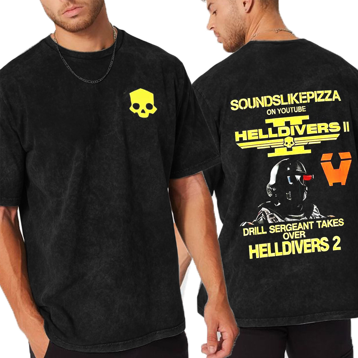 Helldivers 2 Unisex Washed T-Shirt