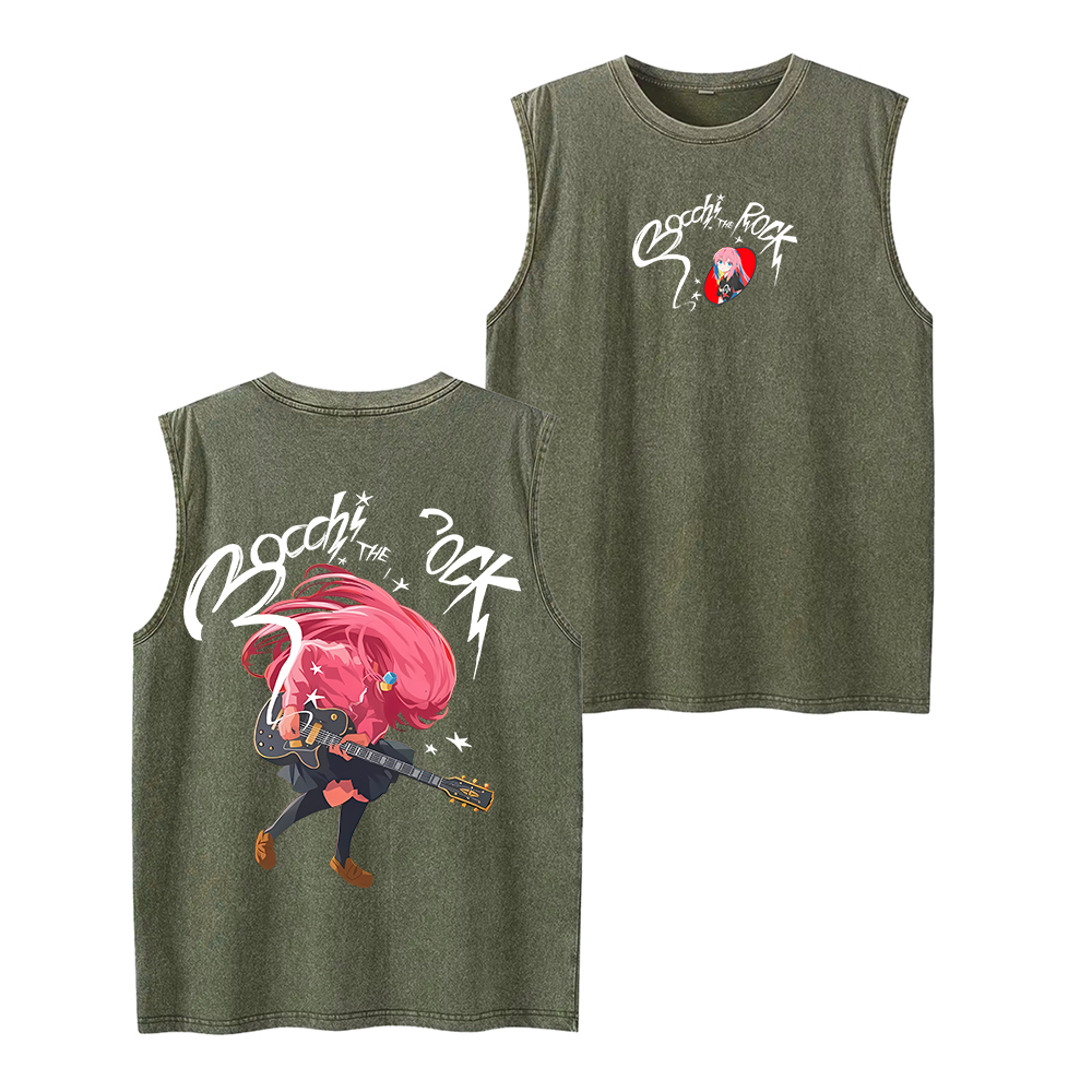 Bocchitherock Unisex Washed Tank Top