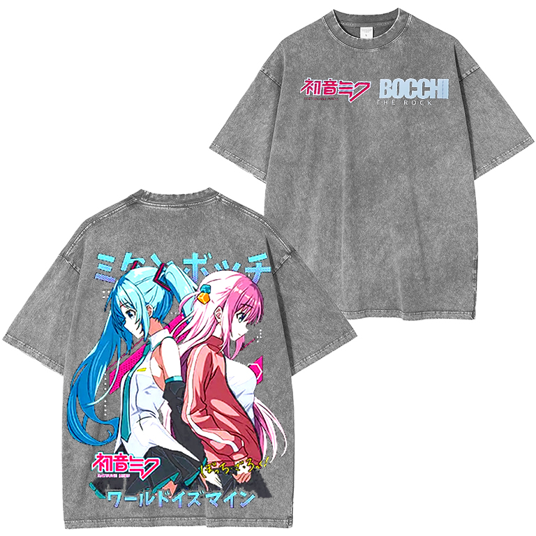 Playera Unisex Estampado Hatsune Miku Anime