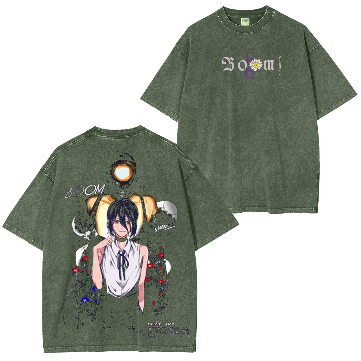 Chainsaw Man Vintage Washed T-shirt/Crewneck/Hoodie