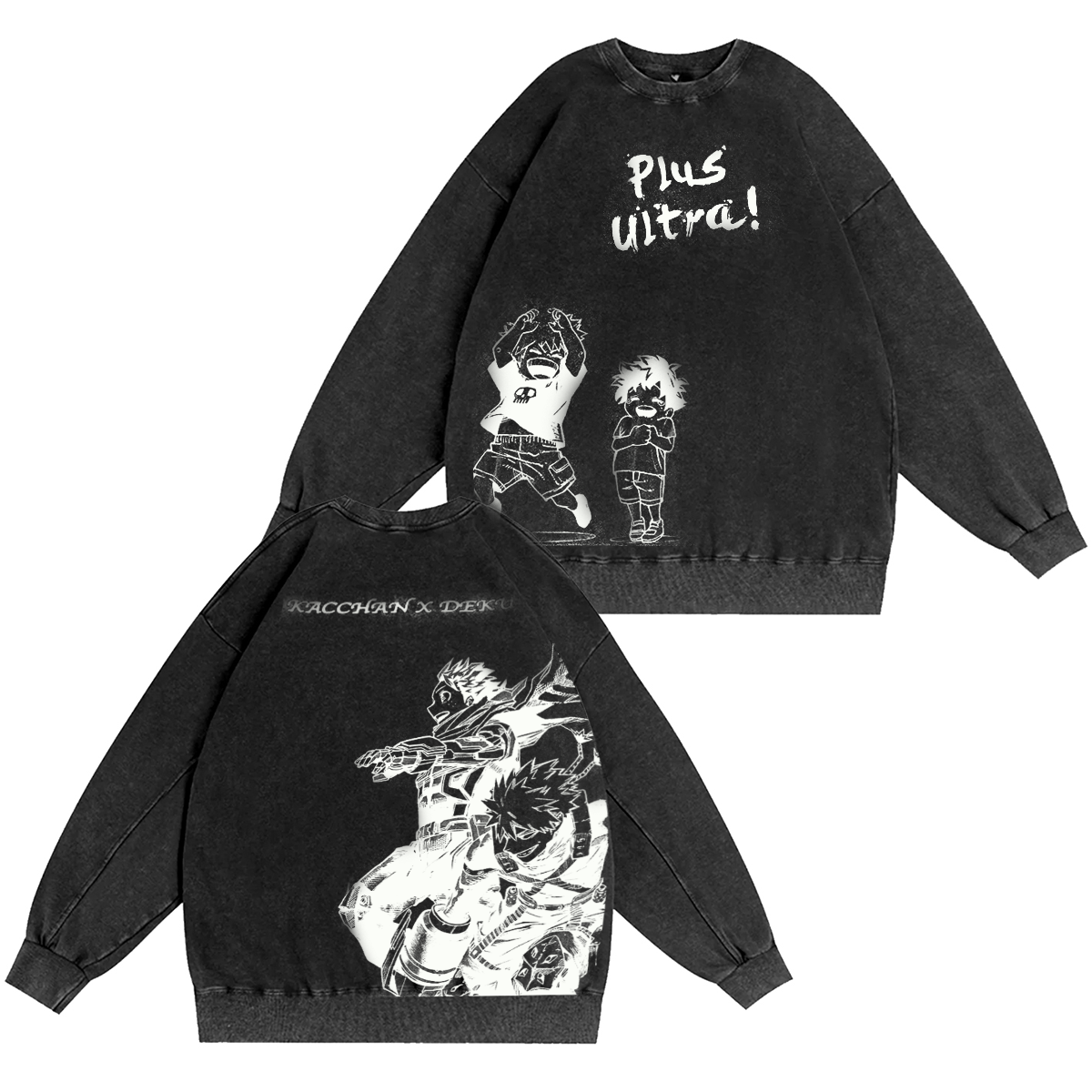 My Hero Academia Vintage Washed T-shirt/Crewneck/Hoodie