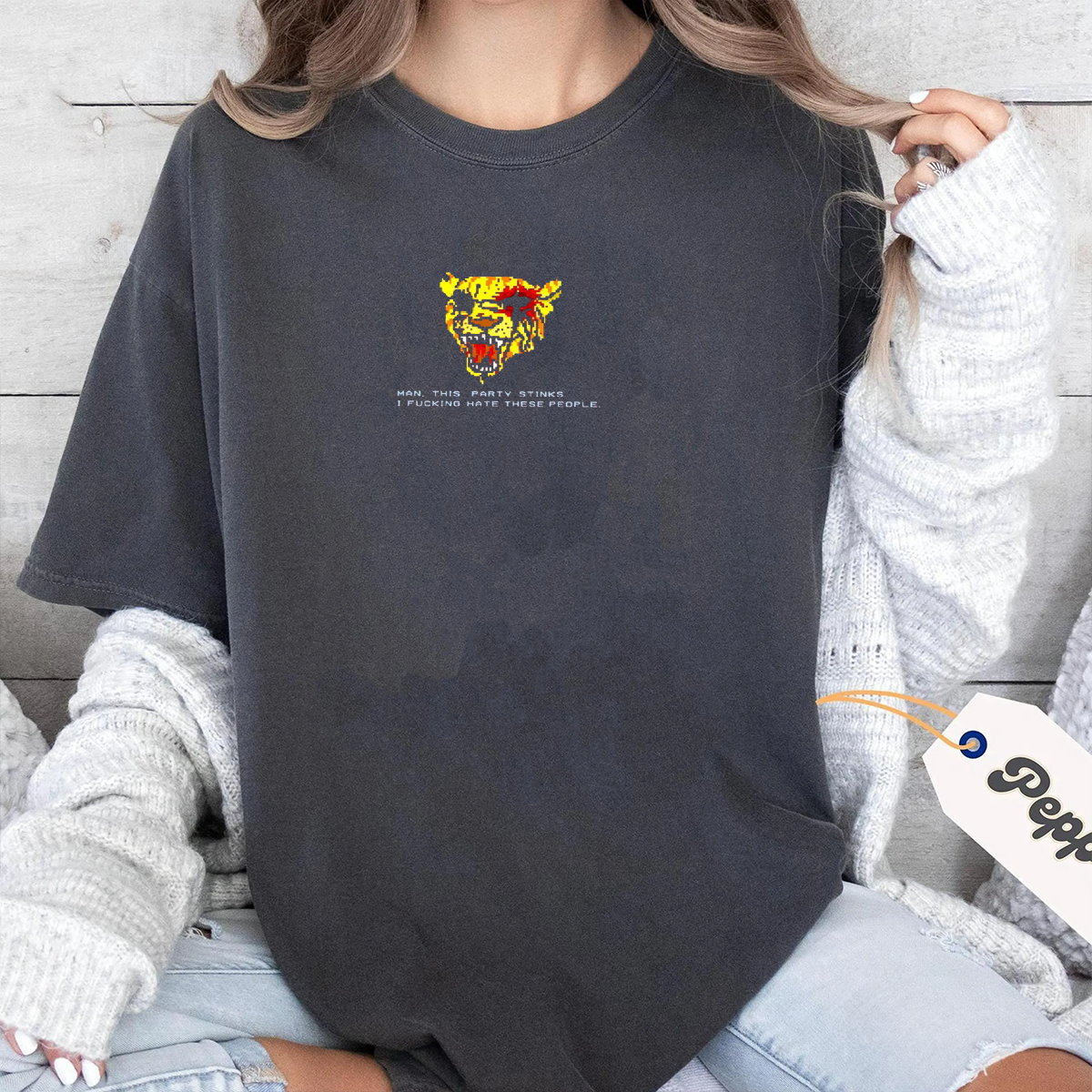 [Copy]Hotline Miami Vintage Washed T-shirt/Crewneck/Hoodie