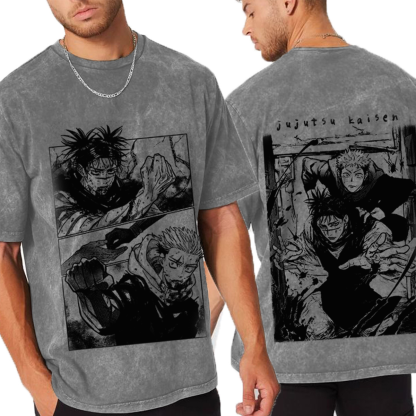 Jujutsu Kaisen Vintage Washed T-shirt/Crewneck/Hoodie