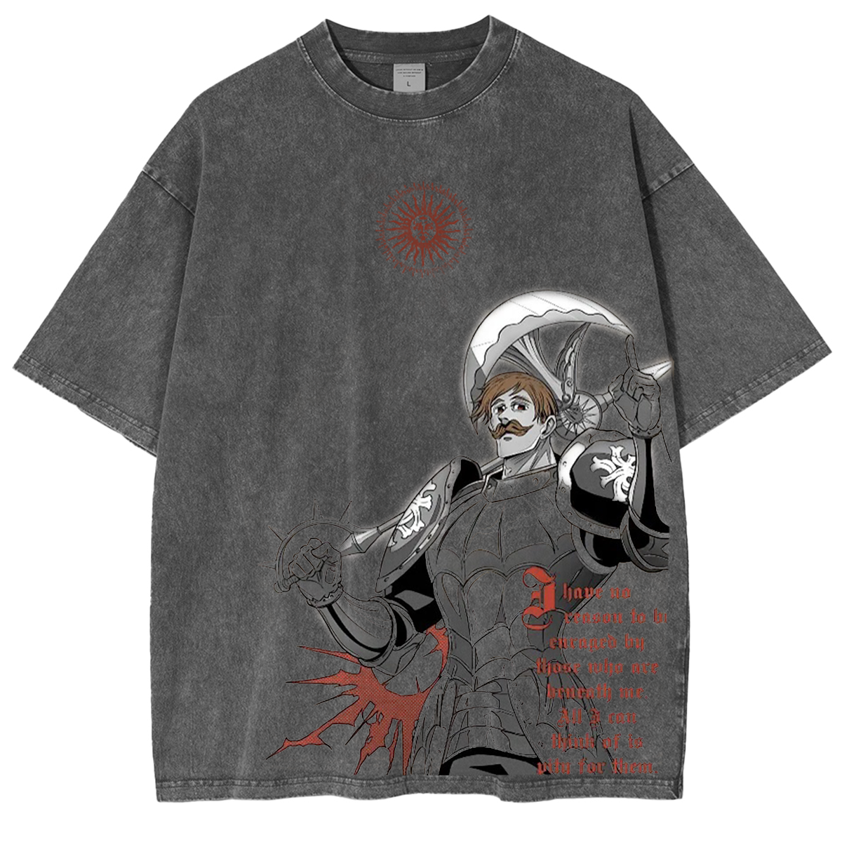 Escanor's Pride: Rise of the Sin of Pride in Anime Vintage T-shirt/Crewneck/Hoodie