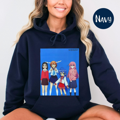 Weezer Nokotan Bocchi Osaka Konata Izumi Unisex Shirt/Crewneck/Hoodie