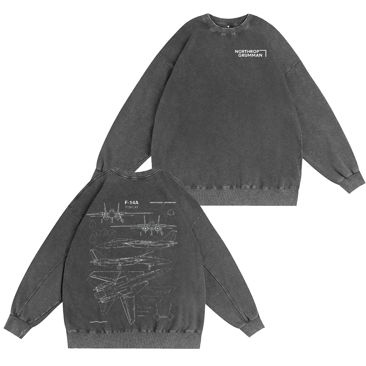 F-14 Tomcat Oversized Washed T-shirt/Crewneck/Hoodie