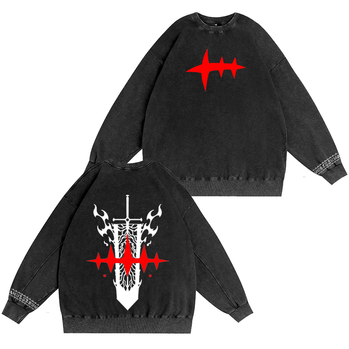 Black Clover Vintage washed T-shirt/Crewneck/Hoodie