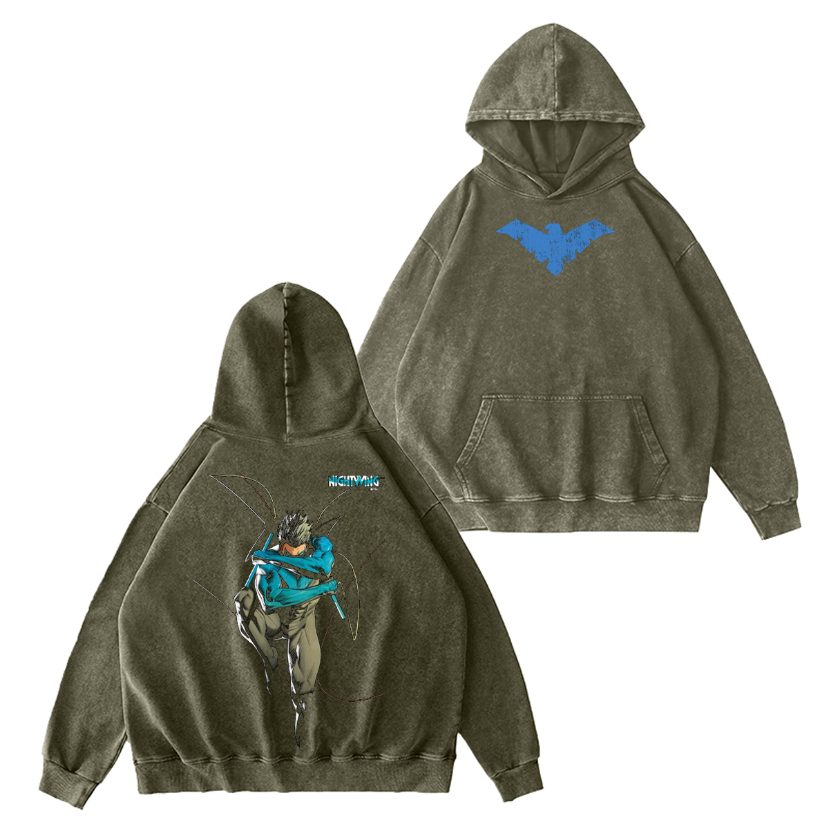 Nightwing Washed T-shirt/Crewneck/Hoodie