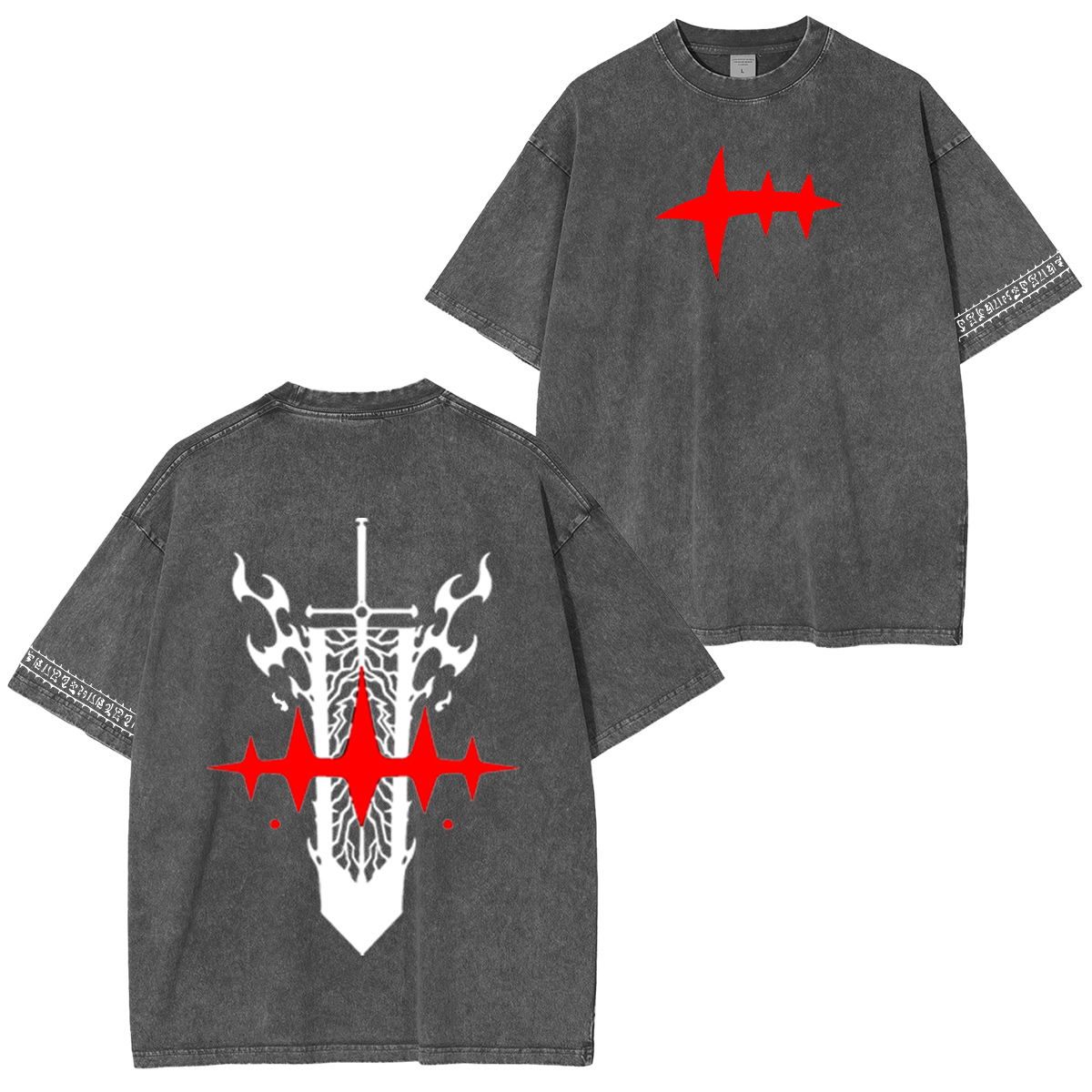 Black Clover Vintage washed T-shirt/Crewneck/Hoodie