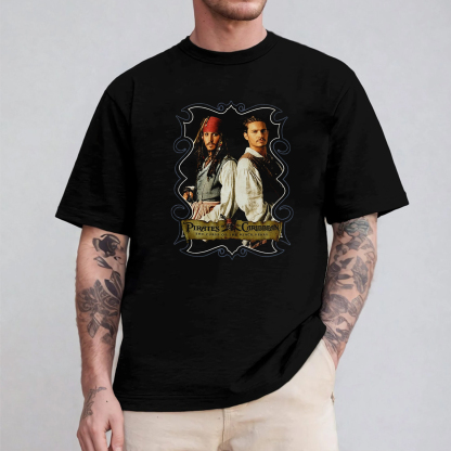 Pirates of The Caribbean Dead Man's Chest Movie Poster Shirt