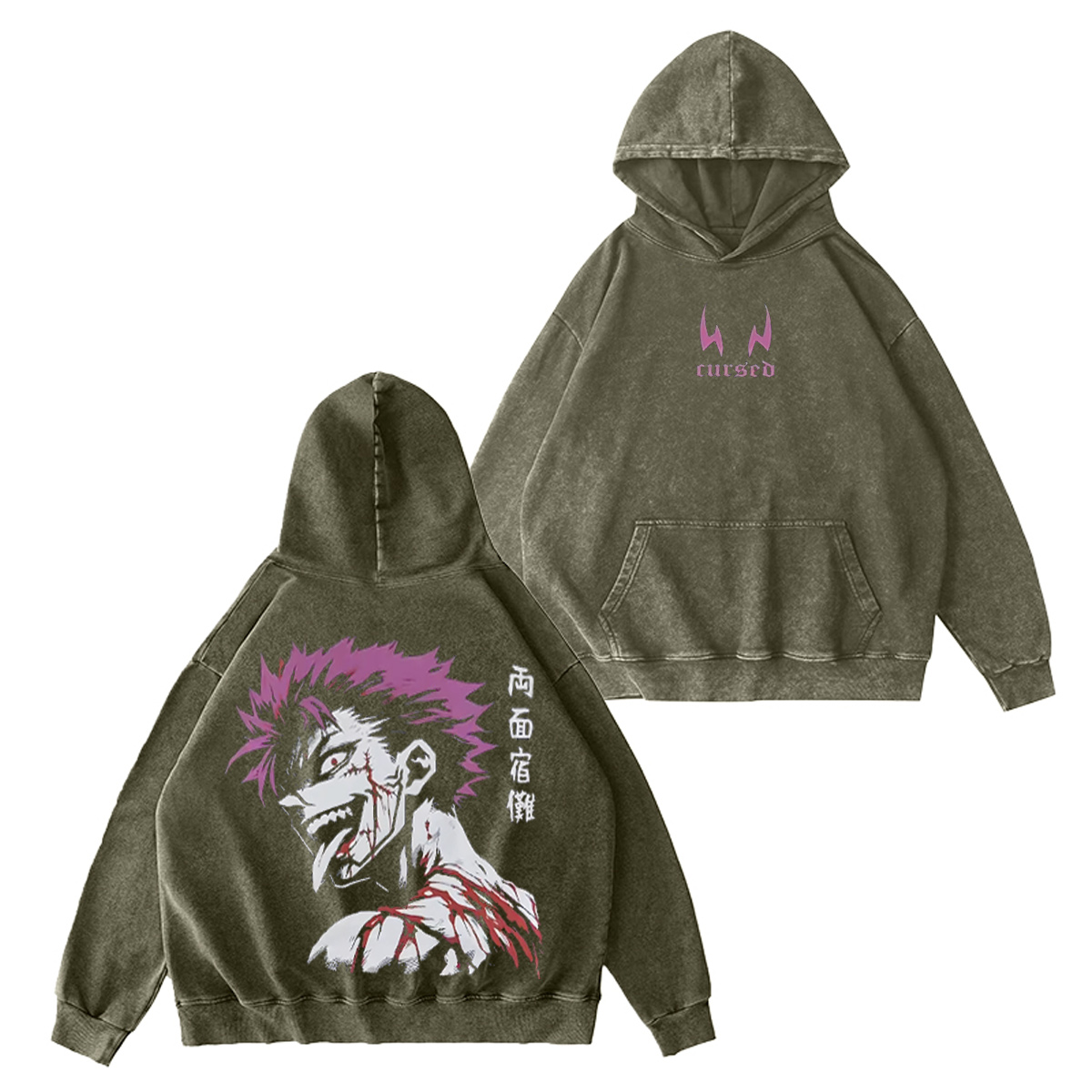 Ryomen Sukuna Jujutsu Kaisen Oversized T-shirt/Crewneck/Hoodie