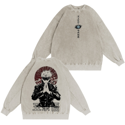 Satoru Gojo Jujutsu Kaisen Anime Oversized T-shirt/Crewneck/Hoodie