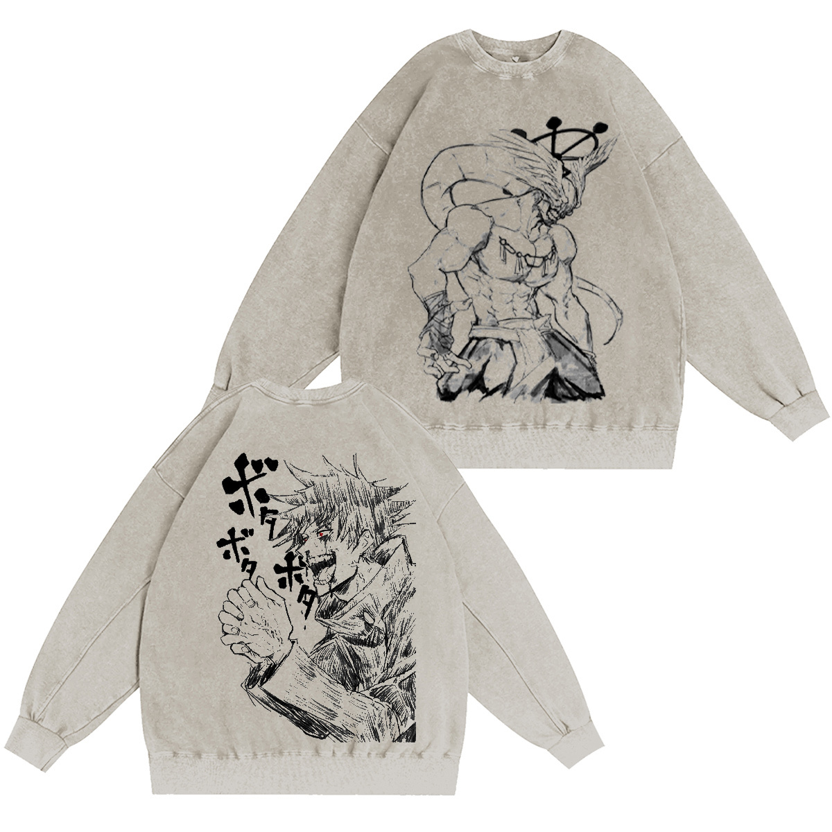 Mahoraga Jujutsu Kaisen Anime Oversized T-shirt/Crewneck/Hoodie