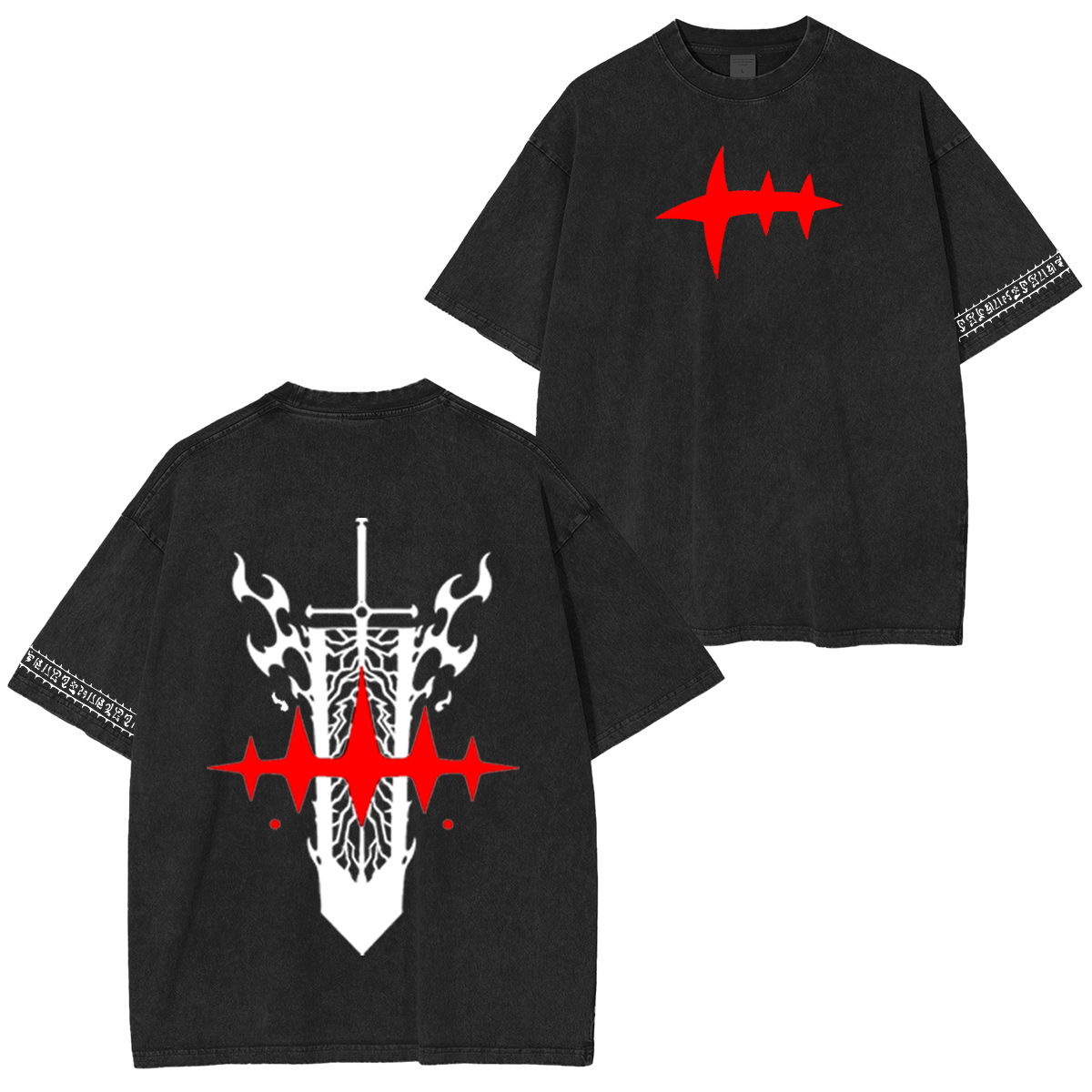 Black Clover Vintage washed T-shirt/Crewneck/Hoodie